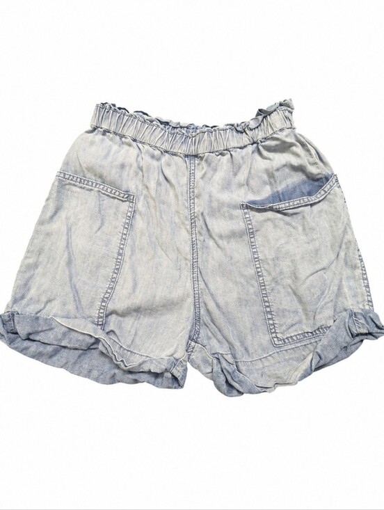 Wilfred Pants - Wilfred Light Blue Elastic Waist Denim Shorts Size S